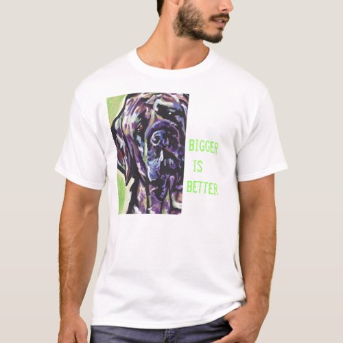 Mastiff Pop Art T Shirt