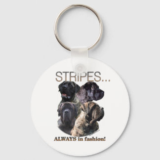 Mastiff Stripes Keychain