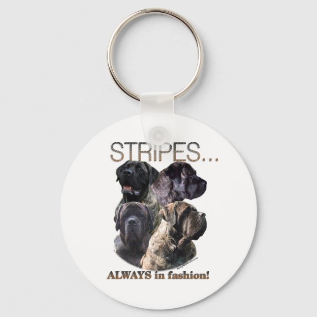 Mastiff Stripes Keychain (Front)