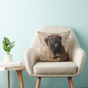 Mastiff Throw Pillow