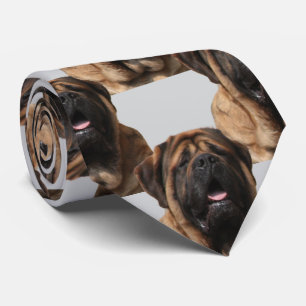 Mastiff Vacation English Mastiff Neck Tie