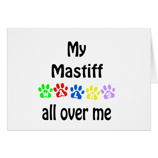 Mastiff Walks Design Cards (Front Horizontal)