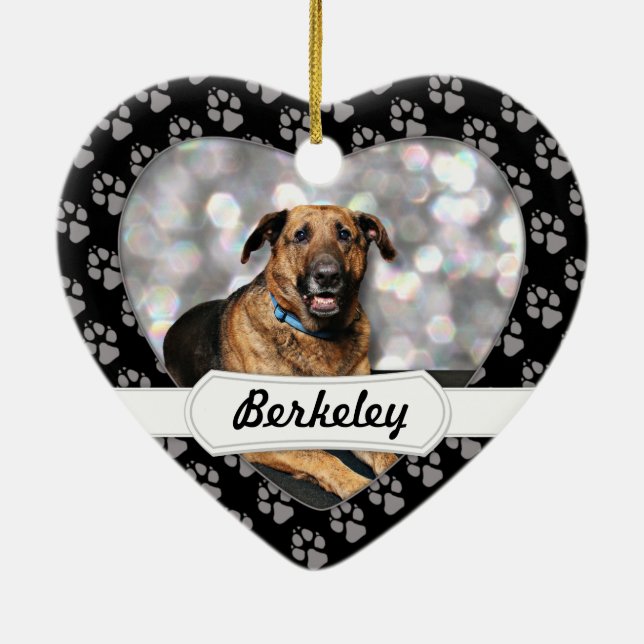 Mastiff X - Berkeley Ceramic Ornament (Back)