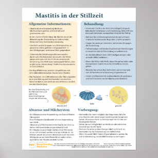 Mastitis in Breastfeeding Poster (German)