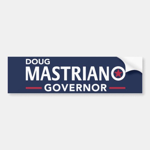 Mastriano for Governor Bumper Sticker _ Blue