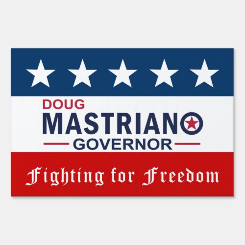 Mastriano for Governor Yard Sign 12x18