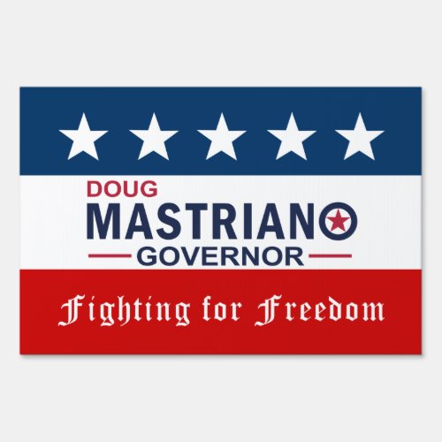 Mastriano for Governor Yard Sign 24x36