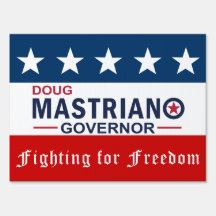 Mastriano for Governor Yard Sign Double-Sided Med