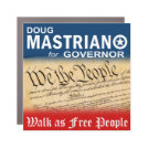 Mastriano Walk as Free People Magnet Mastriano Walk as Free People Magnet