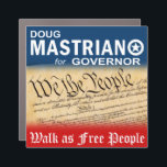 Mastriano Walk as Free People Magnet<br><div class="desc">Display this magnet to show everyone that you support patriot Doug Mastriano as our next Governor of Pennsylvania. Let’s “Walk as Free People” once again in Pennsylvania.</div>