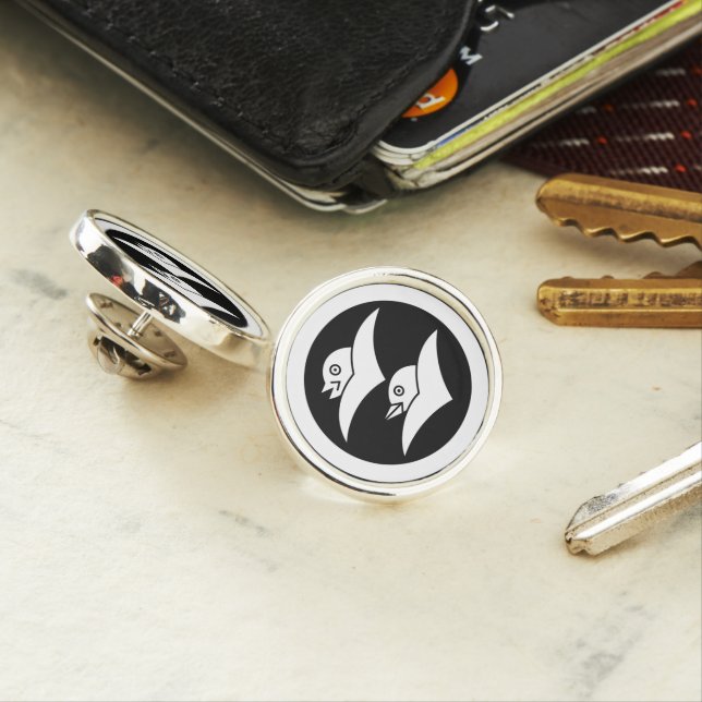 Masuyama Karigane Lapel Pin (In Situ)