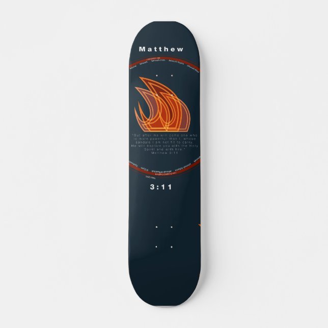 Mat 3-11 skateboard deck (Front)