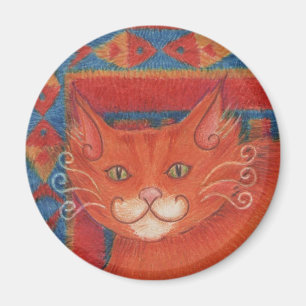 Mat Cats magnet round