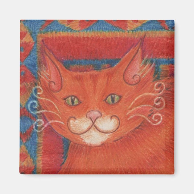 Mat Cats magnet square (Front)