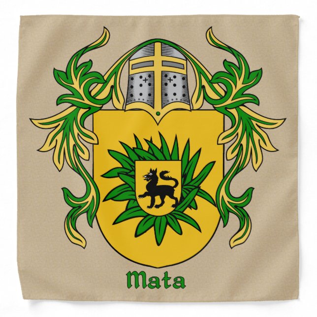 Mata Historical Coat of Arms Bandana (Front)