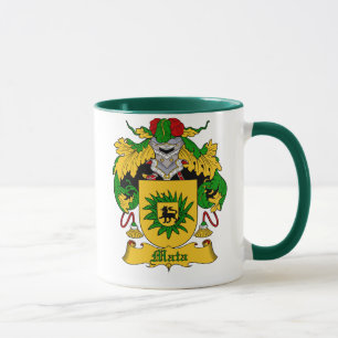 Mata Spanish Surname Family Crest Mug