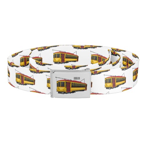 Mata trolley cartoon illustration  belt