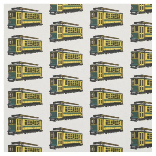 Mata trolley cartoon illustration fabric
