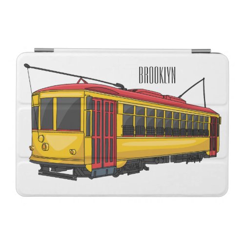 Mata trolley cartoon illustration iPad mini cover