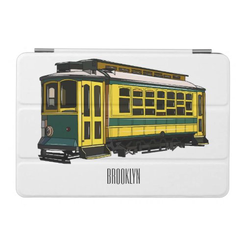 Mata trolley cartoon illustration iPad mini cover