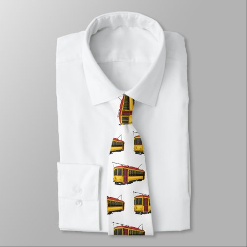 Mata trolley cartoon illustration neck tie