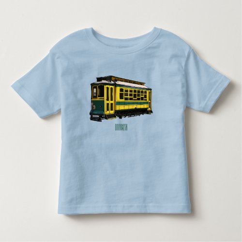 Mata trolley cartoon illustration toddler t_shirt