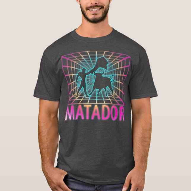 Matador Retro Bullfighter Gift T-Shirt (Front)