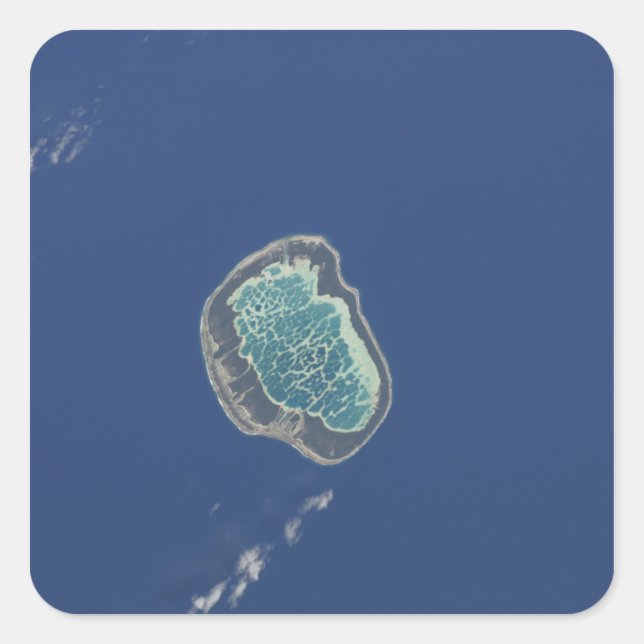 Mataiva Atoll, Tuamotu Archipelago Square Sticker (Front)