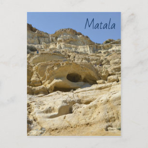 Matala Rocks Postcard
