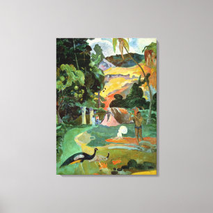 Matamoe or, Landscape with Peacocks, 1892 Canvas Print