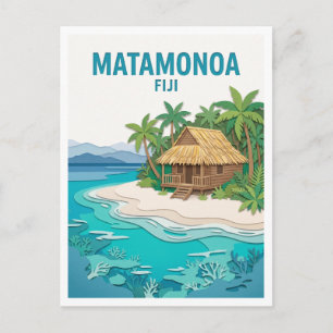 Matamonoa Island Resort Fiji Postcard