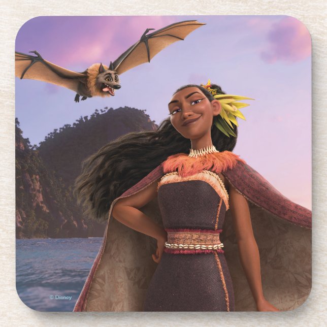 Matangi and Peka Beverage Coaster (Front)