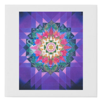 Matangi Yantra Faux Canvas Print