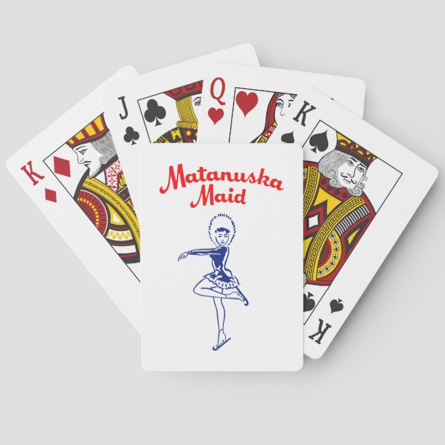 Matanuska Maid ~ Bicycle - Quality Playing Cards (Back)