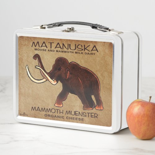 Matanuska Mammoth Muenster Cheese Metal Lunch Box