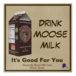 Matanuska Moose Milk Acrylic Print