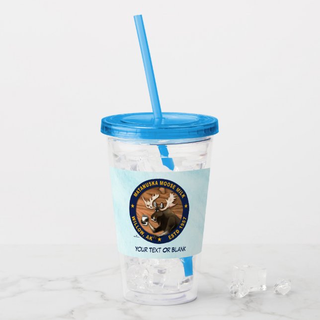 Matanuska Moose Milk Acrylic Tumbler (Front Ice)