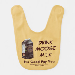Matanuska Moose Milk Baby Bib