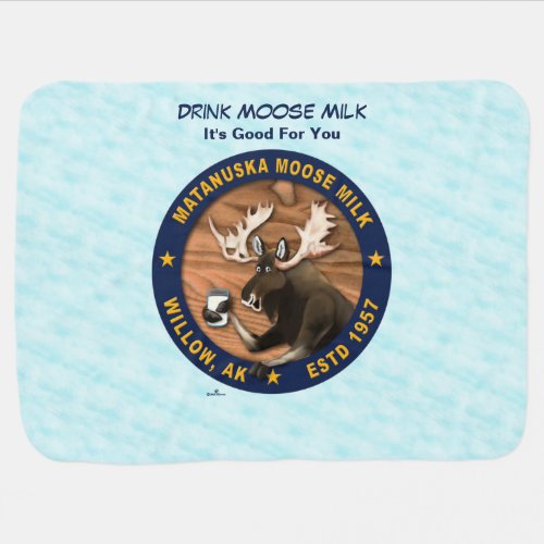 Matanuska Moose Milk Baby Blanket