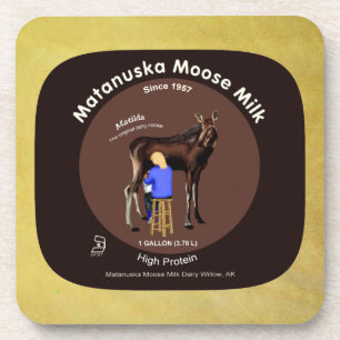 Matanuska Moose Milk Beverage Coaster