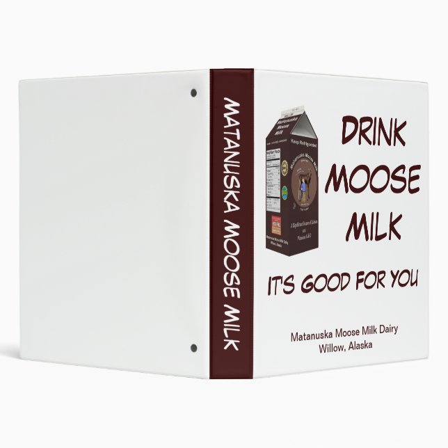 Matanuska Moose Milk Binder (Background)