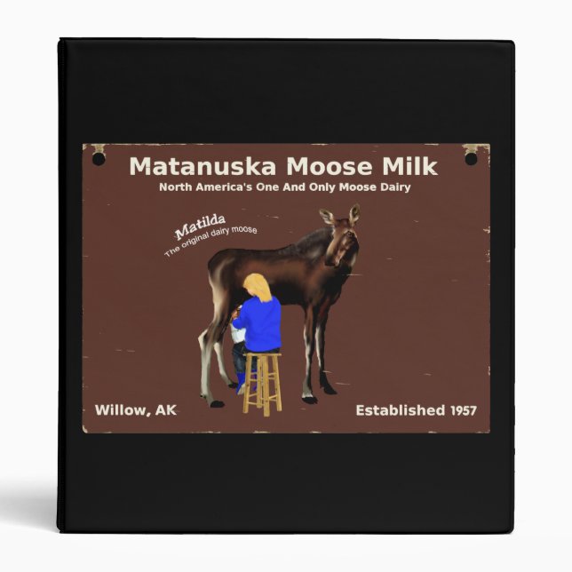 Matanuska Moose Milk Binder (Front)