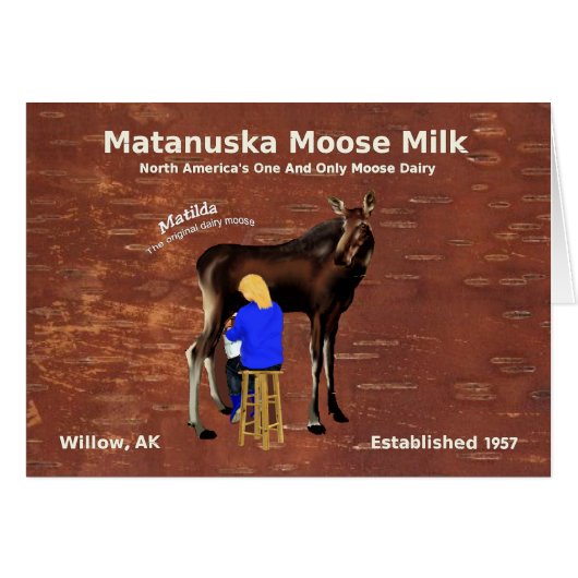 Matanuska Moose Milk Cards (Front Horizontal)