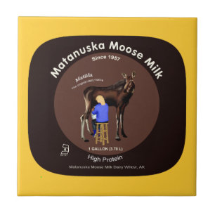 Matanuska Moose Milk Ceramic Tile