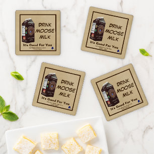 Matanuska Moose Milk Coaster Set