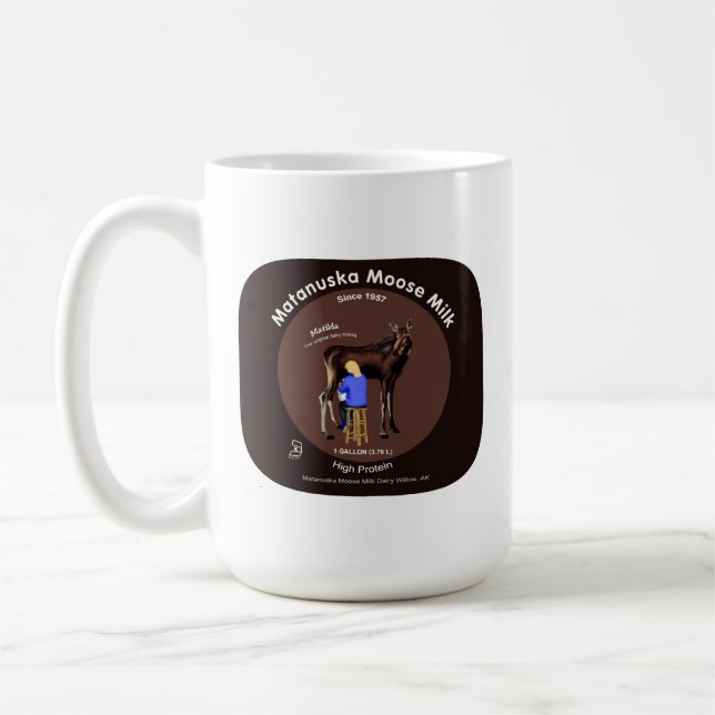 Matanuska Moose Milk Coffee Mug (Left)