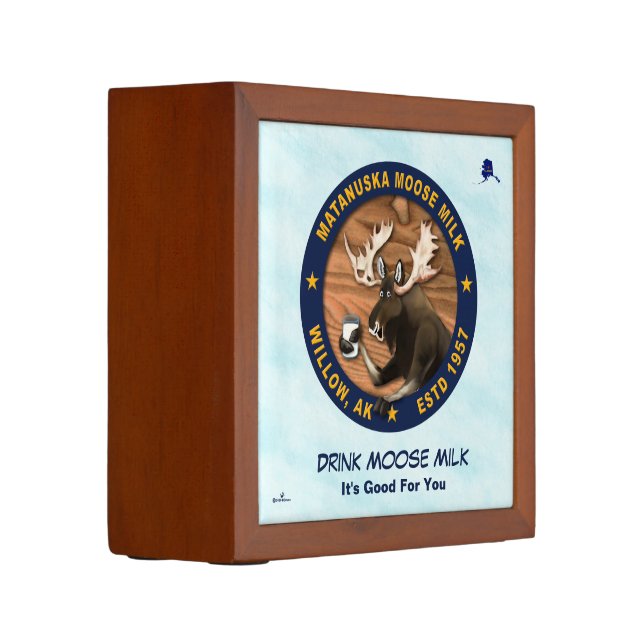 Matanuska Moose Milk Desk Organizer (Left)