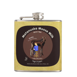 Matanuska Moose Milk Flask