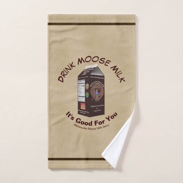 Matanuska Moose Milk Hand Towel (Hand Towel)