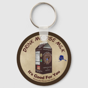 Matanuska Moose Milk Keychain